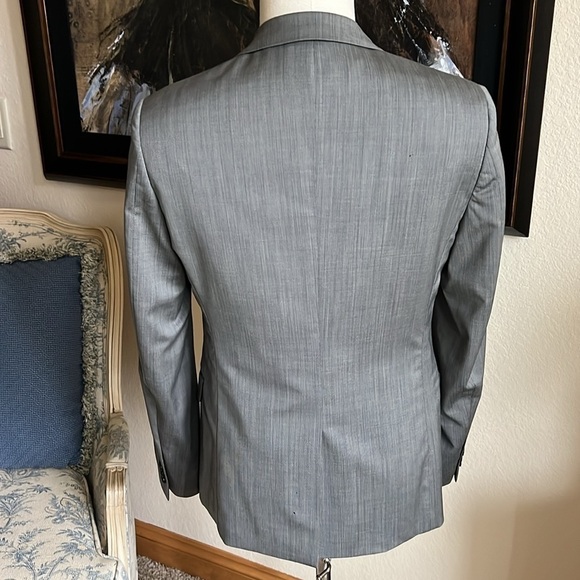 Theory Gray Size 38R 100% Wool Blazer - Picture 4 of 7